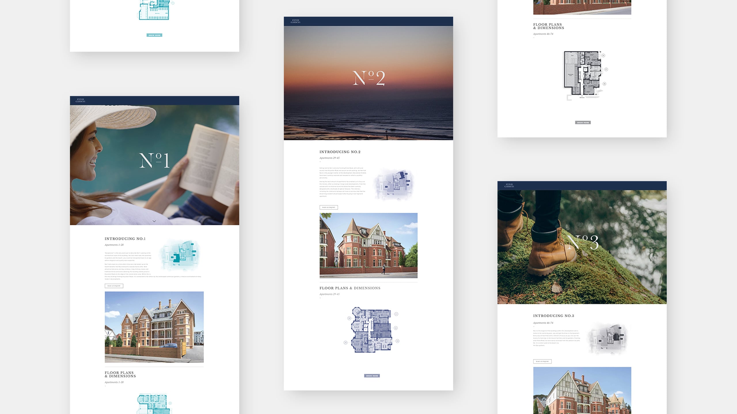 Exton Gardens Brand and marketing campaign Make Studio